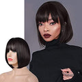 Flora Blunt Fringe Wig - NATURAL INDIAN HAIR