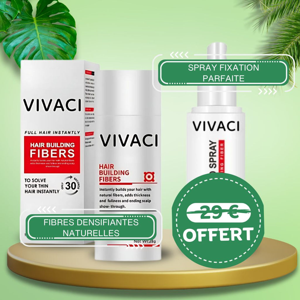 Fibres Densifiantes Naturelles + Spray Fixation Parfaite Offert