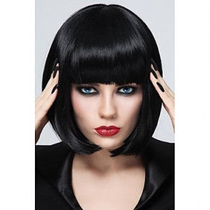Flora Blunt Fringe Wig - NATURAL INDIAN HAIR
