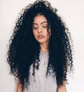 Mèches de cheveux naturels pour extension de cheveux - Boucles brésiliennes