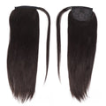 Queue de cheval cheveux raides couleur noire naturelle